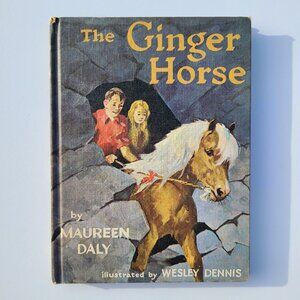 5/$12 Vintage Kids Book Ginger Horse Daly BCE Weekly Reader Book Club 1964 HC